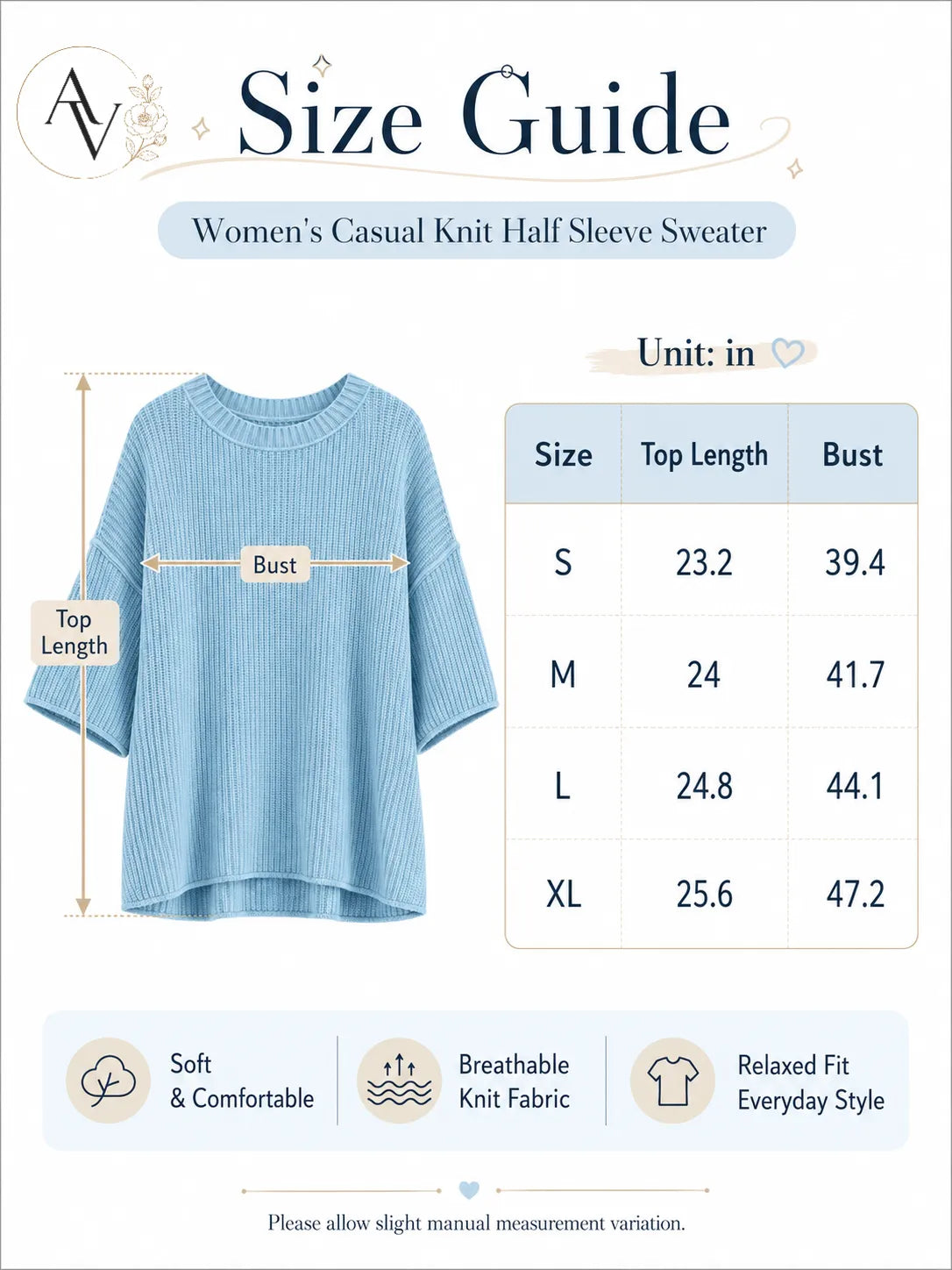 Women’s Casual Short Sleeve Knit Sweater, Lightweight Cotton Blend Ribbed Crew Neck Pullover Top for Spring Summer